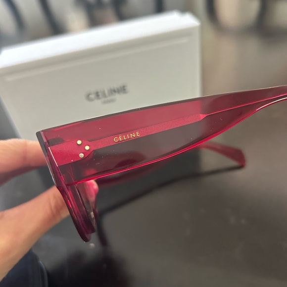 Celine Sunglasses. Pink/Purple frame. Excellent condition. - Picture 5 of 10
